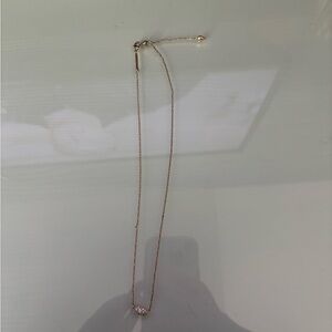 Kendra Scott rose gold necklace